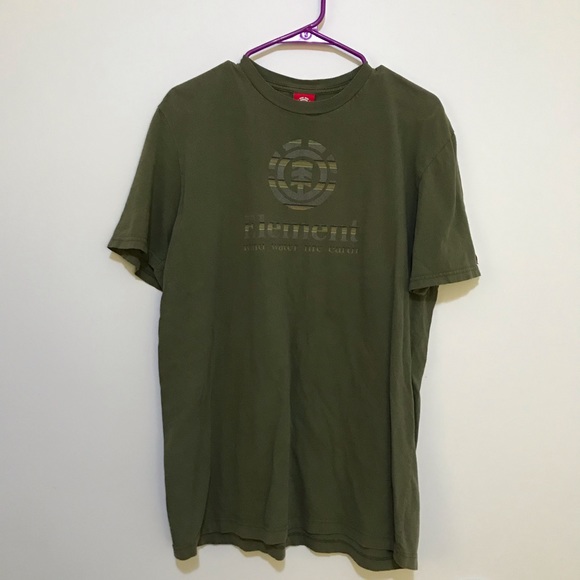 Element Men’s Army Green Shirt - Picture 2 of 5